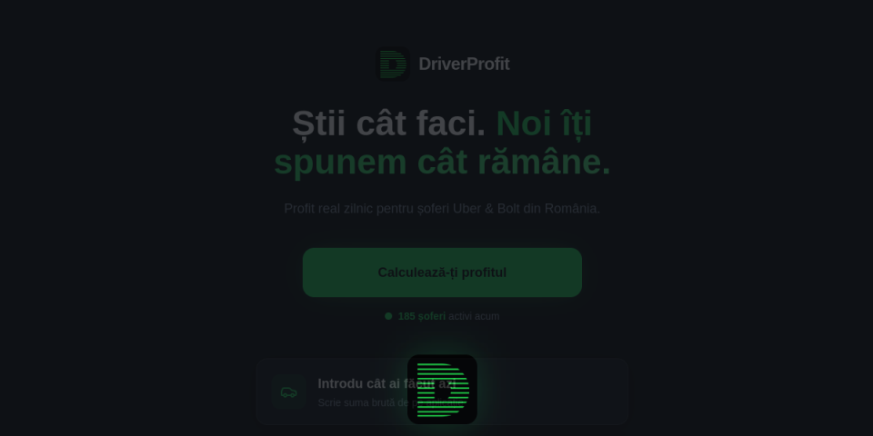 Previzualizare DriverProfit