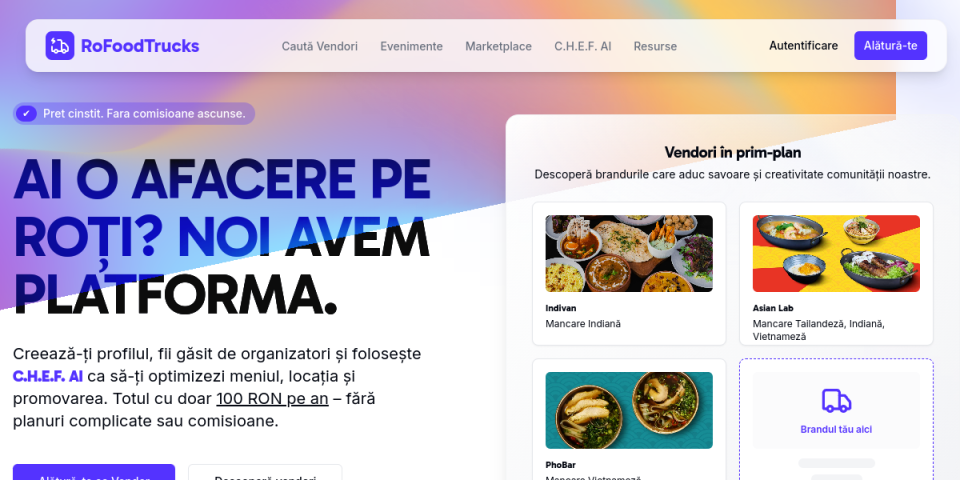 Previzualizare RoFoodTrucks