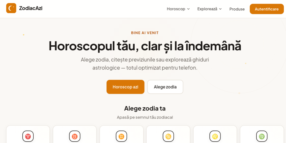 Previzualizare ZodiacAzi